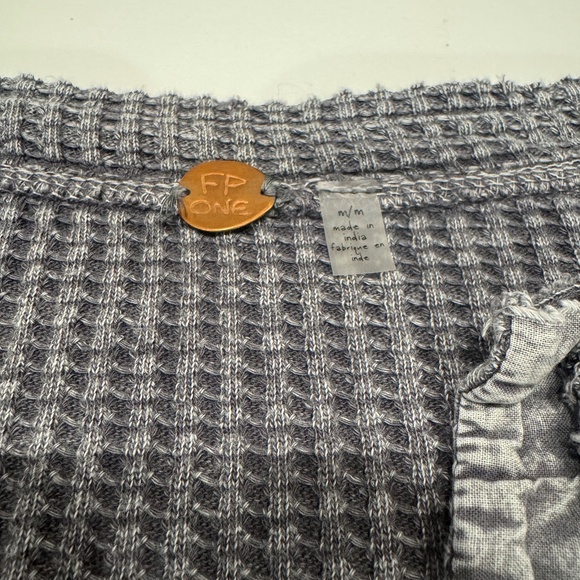 Free people waffle long sleeve t shirt - Picture 3 of 3